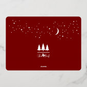 ドッグフォトのおもちゃとトリートメントでホールをデッキ 箔シーズンカード (裏面)