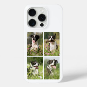 ドッグフォトコラージュパーソナライズされたペット iPhone 15 PROケース