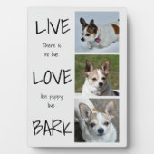 ドッグフォトコラージュプラーク フォトプラーク (正面)