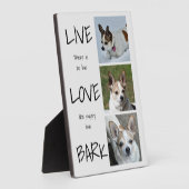 ドッグフォトコラージュプラーク フォトプラーク (側面)