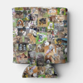 ドッグフォトコラージュ、クーラーボックス 缶クーラー (裏面)