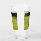 ドッグフォトパーソナライズされた両面 タンブラーグラス (左)