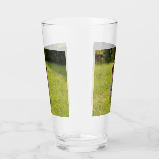 ドッグフォトパーソナライズされた両面 タンブラーグラス (右)