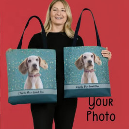 ドッグフォト名フォント色オプション トートバッグ