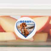 ドッグフォト名ブルーハートドッグ ラベル (貼付)