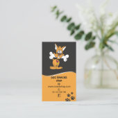 ドッグフードスナックショップの名刺 名刺 (スタンド正面)