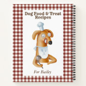 ドッグフードトリートレシピ料理本 ノートブック (裏面)