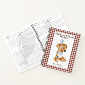 ドッグフードトリートレシピ料理本 ノートブック (内部)