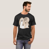 ドッグブリーズバイイクスコシーズー（犬）Tzu Tシャツ (正面フル)