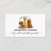 ドッグブリーズベットペットケアスクリプトアポイントメント 名刺 (正面)