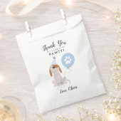 ドッグブルー誕生日パーティーありがとう フェイバーバッグ (クリップ留めされた状態)