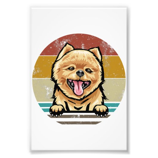 ドッグプレミアムサテン写真紙写真の拡大 フォトプリント            (正面)