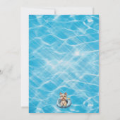 ドッグプールパーティー 招待状 (裏面)