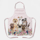 ドッグヘアカットワンピーグルーミングペットシッター エプロン (正面)