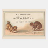 ドッグベアヴィンテージ広告アメリカン・アート | ラッピングペーパーシート (正面2)