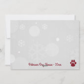 ドッグペットおもしろいメリークリスマスカード シーズンカード (裏面)