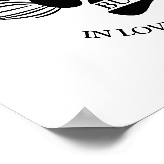 ドッグペットエンジェルウィングス記念名前をカスタムする ポスター (角)