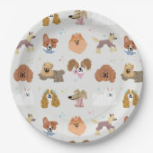ドッグペットキッズパーティー ペーパープレート (正面)