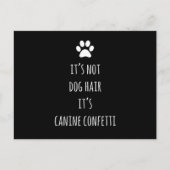 ドッグペットグルーミングスタイリストかわいいトリマー獣医クリスマスBir ポストカード (正面)