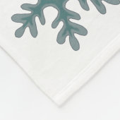 ドッグペットフォトタイポグラフィスノーフレーククリスマス フリースブランケット (角)