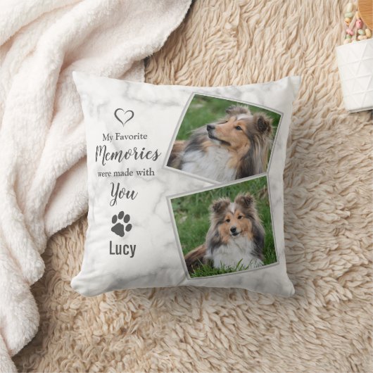 ドッグペット記念悔やみや弔慰記念撮影 クッション (ブランケット)