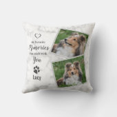 ドッグペット記念悔やみや弔慰記念撮影 クッション (裏面)