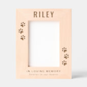 ドッグペット記念碑 レーザー彫刻フレーム (正面)