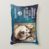 ドッグペット追悼悔やみや弔慰写真 アクセントクッション (正面(垂直))