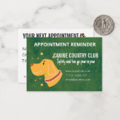 ドッグホテルビジネスアポイントメントカード ノートカード (正面/裏面インサイチュ)