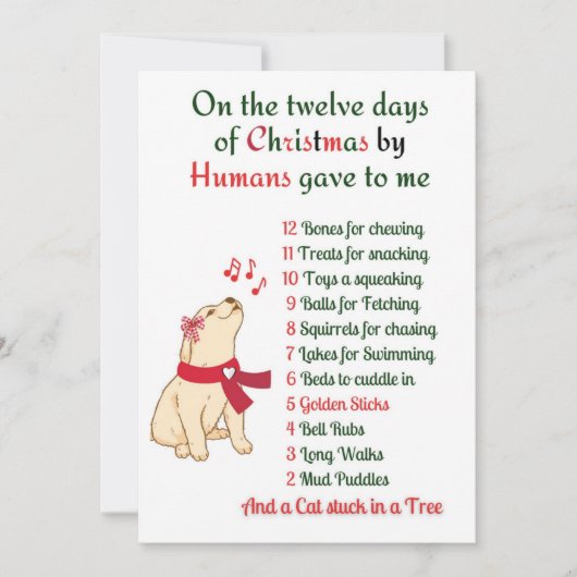 ドッグホリデーカード シーズンカード (正面)