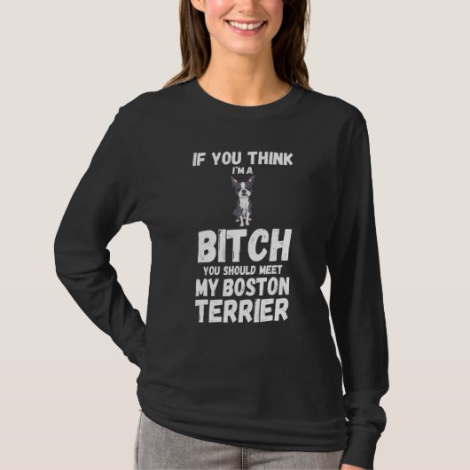 ドッグボストンテリア Tシャツ (正面)