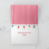 ドッグボーンのクリスマスゴールデンレトリバー シーズンカード (内部)