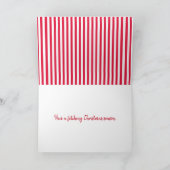 ドッグボーンのクリスマスゴールデンレトリバー シーズンカード (内部)