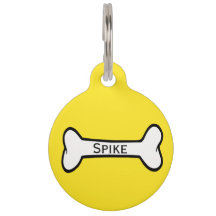 ドッグボーンイエローカスタムラベル