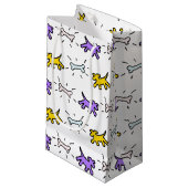 ドッグボーングラフィティスタイル選択カラーS抱き枕1 スモールペーパーバッグ (正面アングル)