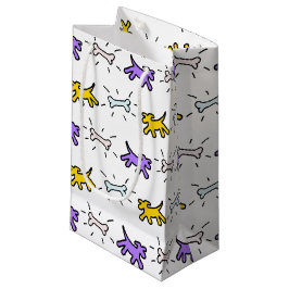 ドッグボーングラフィティスタイル選択カラーS抱き枕1 スモールペーパーバッグ