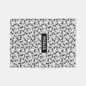 ドッグボーンペットフリースブランケット フリースブランケット (正面(横))