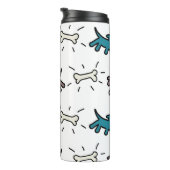 ドッグボーンEGグラフィティスタイル熱トランブラー タンブラー (回転右)