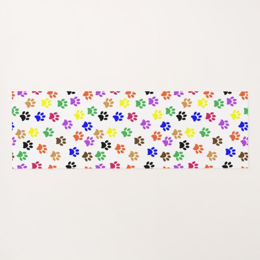 ドッグポカラフルーがヨガマットをプリント ヨガマット (裏面(横))