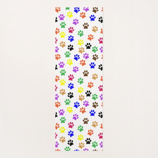 ドッグポカラフルーがヨガマットをプリント ヨガマット (裏面)