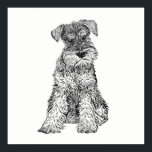 ドッグポスター/ウォールアートシュナウザー ポスター<br><div class="desc">シュナウザーバイヴィッキー狩り</div>