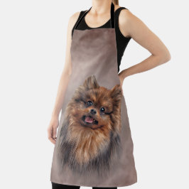 ドッグポメラニア犬スピッツ エプロン