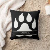 ドッグポーウェルカムレンタルBnBレイクハウス装飾用クッション クッション (ブランケット)