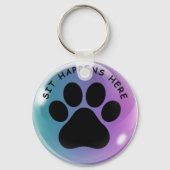 ドッグポーキーチェーン キーホルダー (裏面)