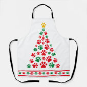 ドッグポークリスマスツリー エプロン (正面)