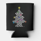 ドッグポークリスマスツリー 缶クーラー (正面)
