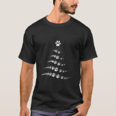 ドッグポークリスマスツリー Tシャツ (正面)