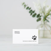 ドッグポーシンプルペット 名刺 (スタンド正面)