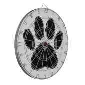 ドッグポースケッチインブラック ダーツボード (正面左)