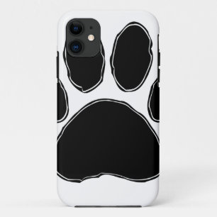 ドッグポースケッチインブラック iPhone 11 ケース